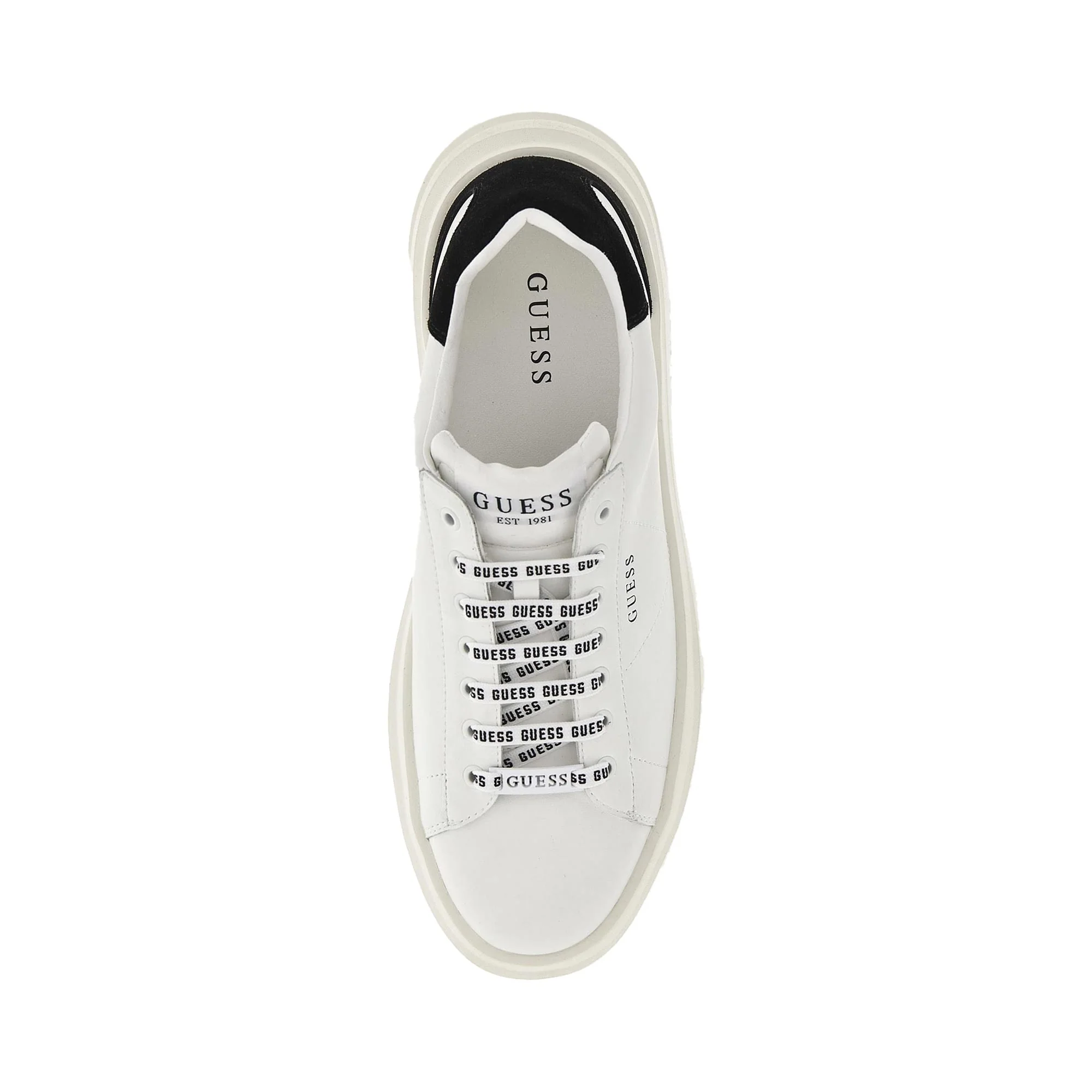 Sneakers Elba SUEDE bianco/nero - Image 4