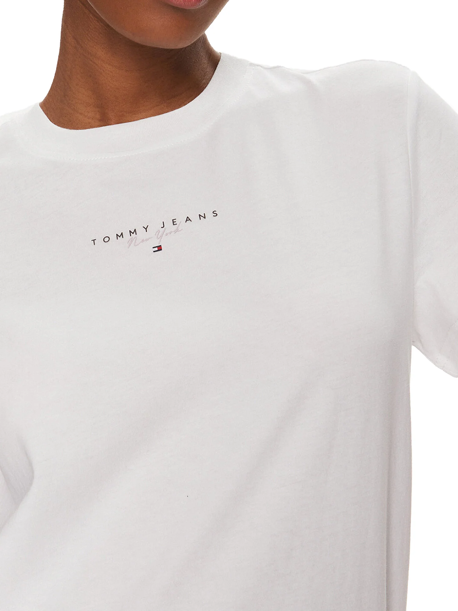 T-shirt regular fit essential stampa logo TJ - NY bianco - Image 3